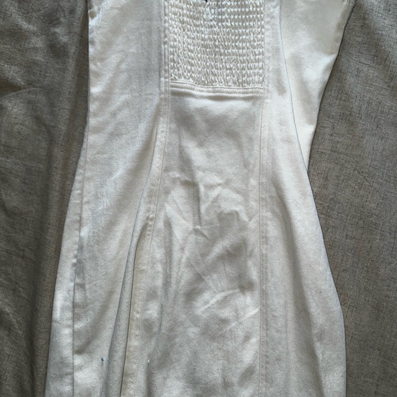 White Denim Dress - Picture 5 of 5